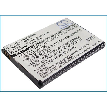 Bsc Preferred Metropcs Activa 4G M920 1400mAh Mobile Phone Replacement Battery CS-HU8860SL.2